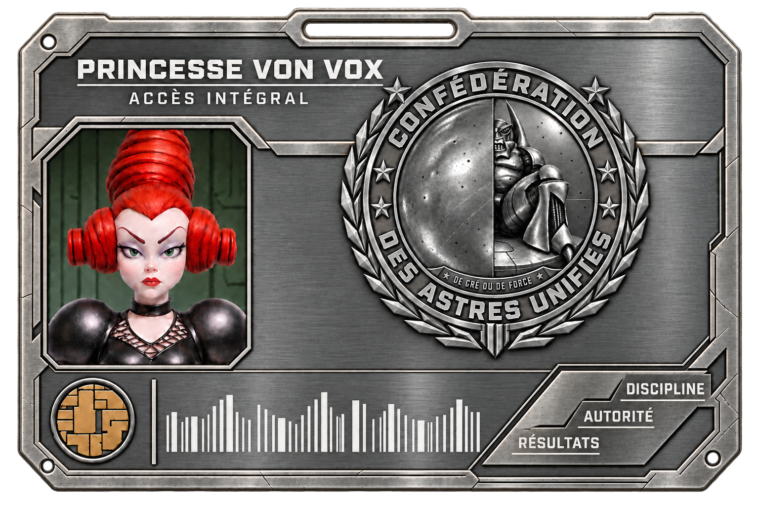 Carte d’accès française — Princesse von Vox