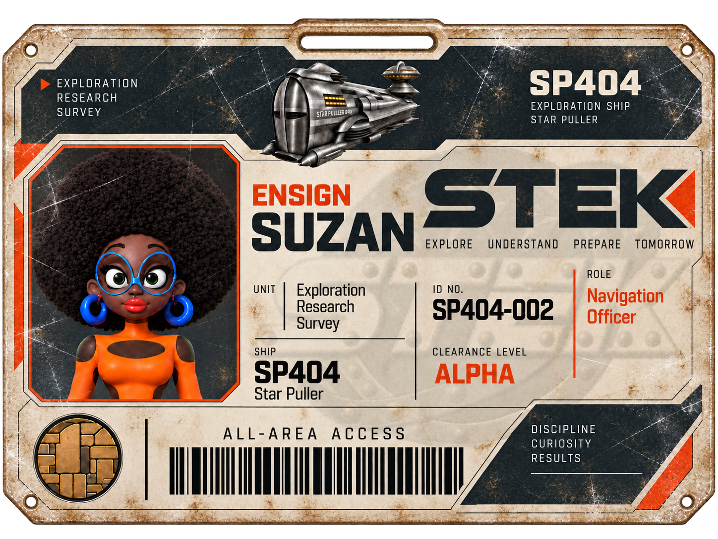 English access card — Suzan